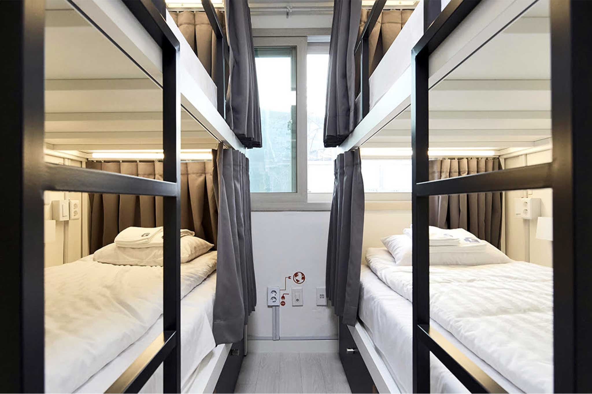 thiết kế phòng dorm trong hostel 15